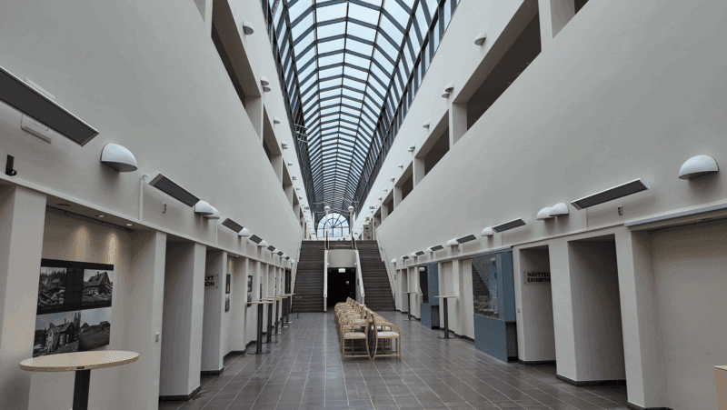 アークティクム博物館(Arktikum)の廊下