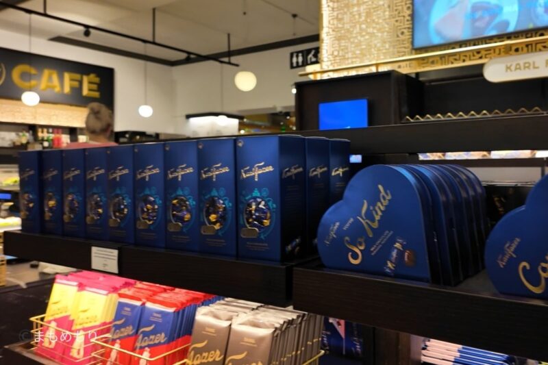 ファッツェルカフェで売られているお土産にもぴったりなチョコレート